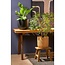 Houten Kruk Bruin Vierkant Gerecycled Hout