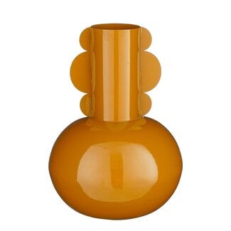 Vaas Bruin Metaal Rond Decoratief Design