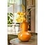 Vaas Bruin Metaal Rond Decoratief Design