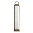 Lantaarn Glas Metaal Antiek Messing - 60Cm