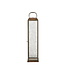 Lantaarn Antiek Messing Glas Metaal - 49 cm