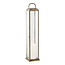 Lantaarn Glas Metaal Antiek Messing - 60Cm