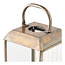 Lantaarn Antiek Messing Glas Metaal - 49 cm