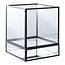 Lantaarn Glas Metaal Zwart Windlicht Modern