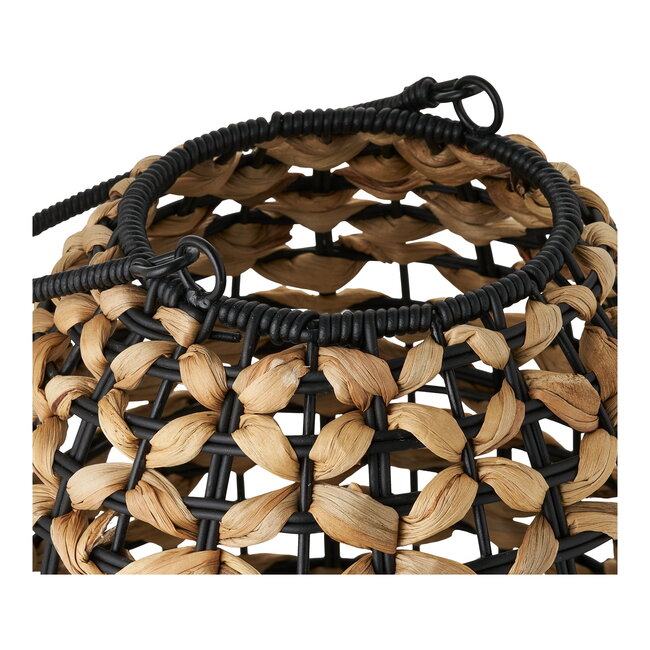 Lantaarn Waterhyacint Naturel Zwart Bohemian