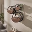 Wandschap Acaciahout Bruin 1 Lade Ø30 cm - Circular