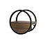 Wandschap Acaciahout Bruin 1 Lade Ø40 cm - Circular