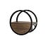 Wandschap Acaciahout Bruin 1 Lade Circular Ø40cm