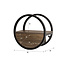 Wandschap Acaciahout Bruin 1 Lade Ø40 cm - Circular
