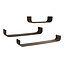 Wandplank Teakhout Set van 3 Espresso - Maya