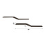 Wandplank Teakhout Donkerbruin Set van 2 - Maya