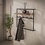 PS-Collection Kapstok 10 Haken Hoedenplank Acaciahout - Air Pure