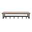 Kapstok 6 Haken Roede Acaciahout Bruin - Edge Curve