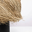 De Pandan Tafellamp - 41x41x56cm - Zwart/Naturel - Terracotta