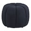 Poef Donkerblauw Rond Modern Teddy Zitpoef