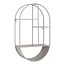 Wandplank Metaal Grijs Ovaal Wandrek - 60 cm
