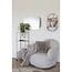Wandplank Metaal Grijs Ovaal Wandrek - 60 cm