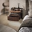 Nachtkastje Zwevend Acaciahout Metaal Bruin Linea