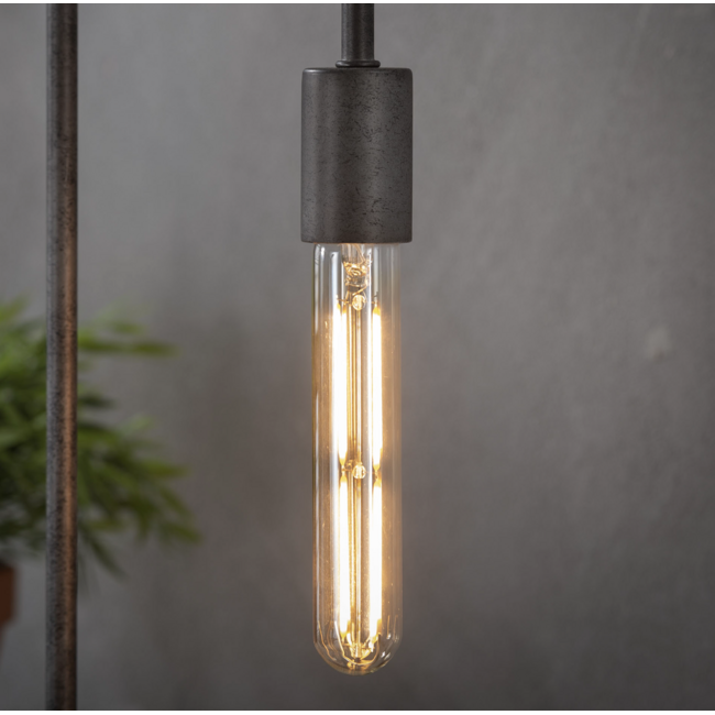 LED Lichtbron Amber Glas Dimbaar E27 T32-L185