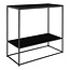 Industriële Haltafel Metaal Zwart - Sidetable
