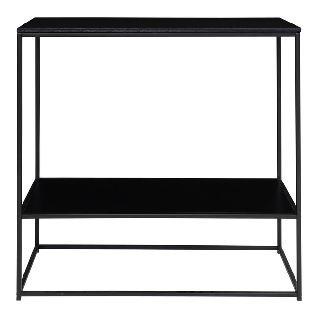 Industriële Haltafel Metaal Zwart - Sidetable