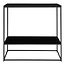 Industriële Haltafel Metaal Zwart - Sidetable