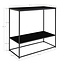 Industriële Haltafel Metaal Zwart - Sidetable