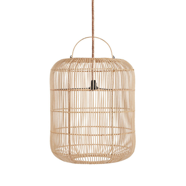 Hanglampenkap Bozelo - Rotan - Naturel - Ø50×60 cm