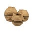 Rotan Mand Naturel Zwart - Opbergmand L