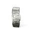 Glazen Vaas Donkergrijs Blok Design - M