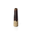 Keramieken Vaas Bruin Conisch Design - M