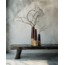 Keramieken Vaas Bruin Conisch Design - M