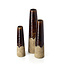 Keramieken Vaas Bruin Conisch Design - S
