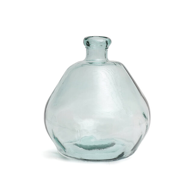 Bolai Vaas - 45x45x50cm - Blauw - Gerecycled Glas
