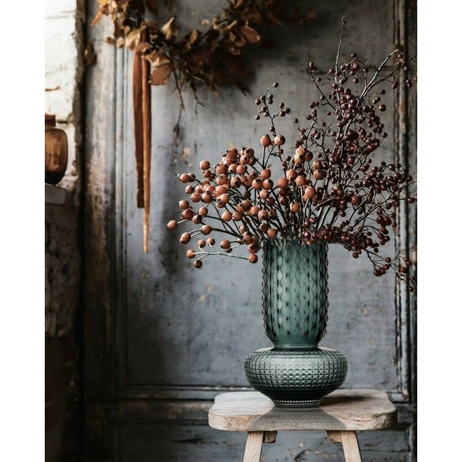 Glazen Vaas Blauw Gerecycled Glas Design - L