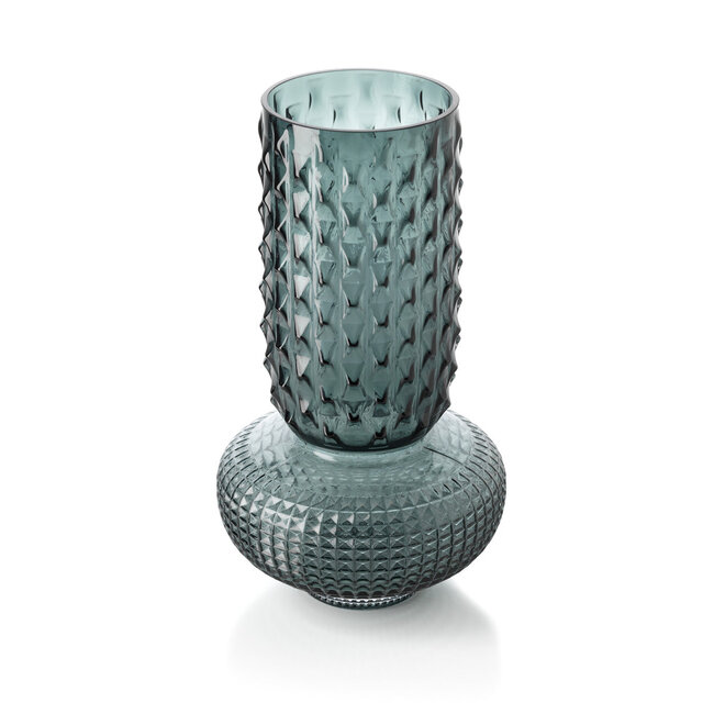 Glazen Vaas Blauw Gerecycled Glas Design - L