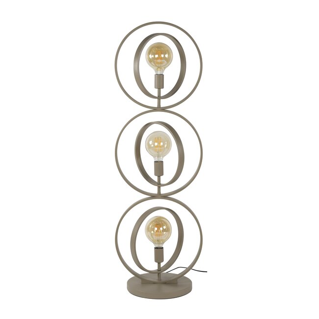 Vloerlamp Beige Metaal 3-Lichts - Turn Around