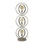 Vloerlamp Beige Metaal 3-Lichts - Turn Around