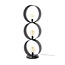 Vloerlamp Charcoal Metaal 3-Lichts - Ring Mesh