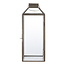 Lantaarn Antiek Messing Glas Metaal - 35 cm