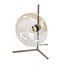 Tafellamp Beige Glas Metaal 1-lichtpunt - Soll
