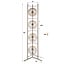 Vloerlamp Beige Glas Metaal 4-lichts - Soll