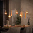 PS-Collection Hanglamp Beige Metaal Cilinder 9-lichts - Senso