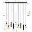 Hanglamp Bruin Metaal Cilinder 9-lichts - Senso