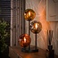 PS-Collection Tafellamp Zwart Gekleurd Glas 3-lichts - Stellar