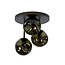 Plafondlamp Sienna Bruin Glas 3-lichts - Stellar