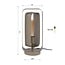 Tafellamp Beige Metaal 1-lichts - Mesh Rotate