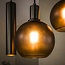 Hanglamp Sienna Bruin Glas Getrapt 5-lichts - Sfera
