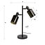 Tafellamp Sienna Bruin Glas 2-lichts - Sepiora