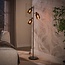 PS-Collection Vloerlamp Sienna Bruin Glas 3-lichts - Sepiora